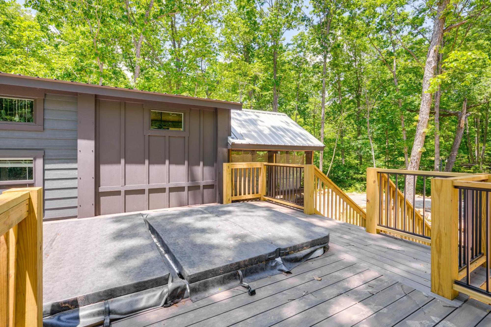 Monteagle Cabin With Swim Spa, Sauna And Fire Pit! Exterior photo